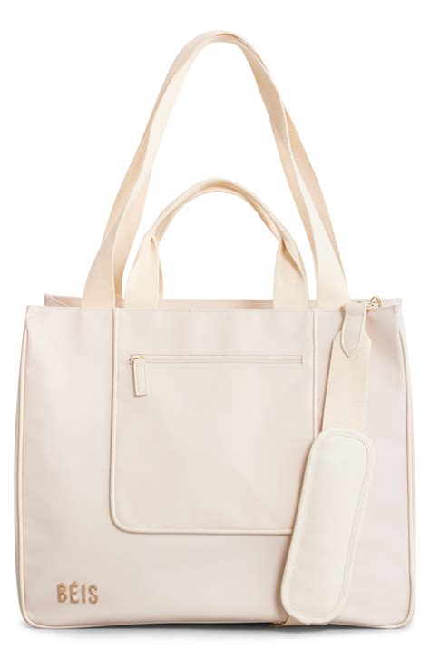 beis clear bag|tote bag with storage beis.